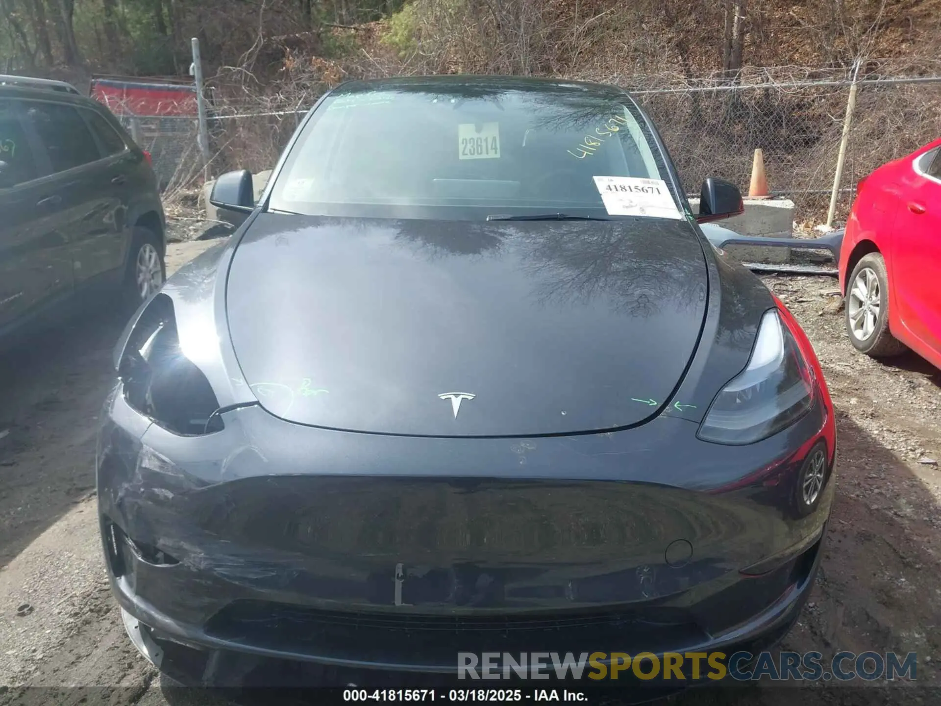 13 Фотография поврежденного автомобиля 7SAYGDEF4SA344146 TESLA MODEL Y 2025