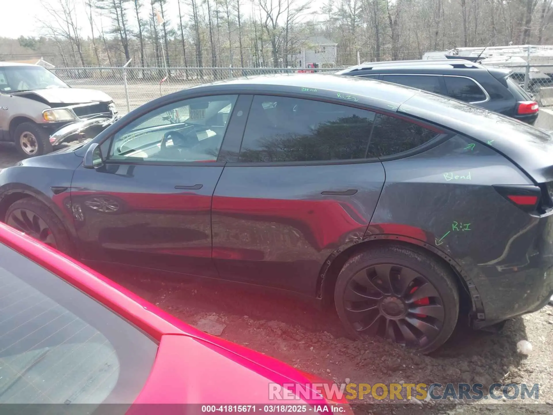 15 Фотография поврежденного автомобиля 7SAYGDEF4SA344146 TESLA MODEL Y 2025