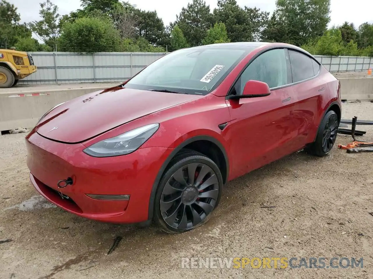 1 Фотография поврежденного автомобиля 7SAYGDEF6SF310891 TESLA MODEL Y 2025