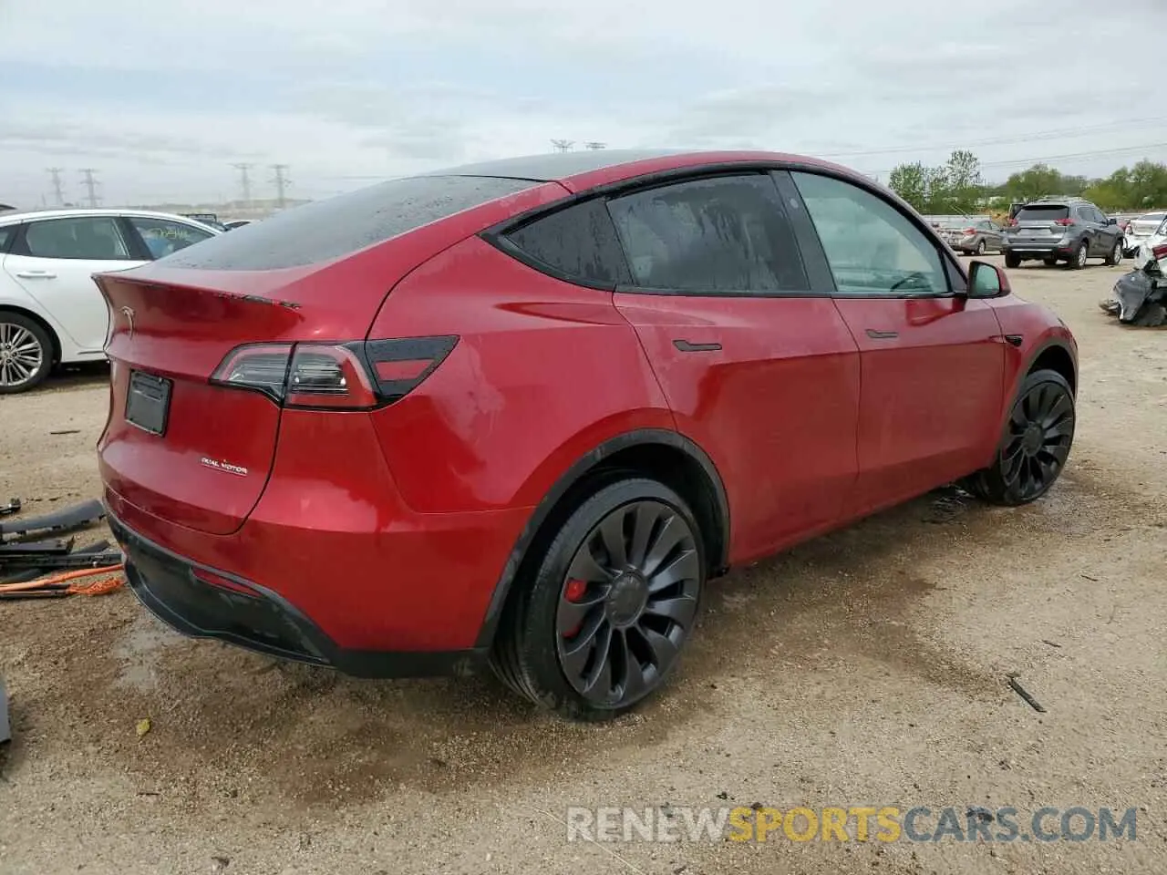3 Фотография поврежденного автомобиля 7SAYGDEF6SF310891 TESLA MODEL Y 2025