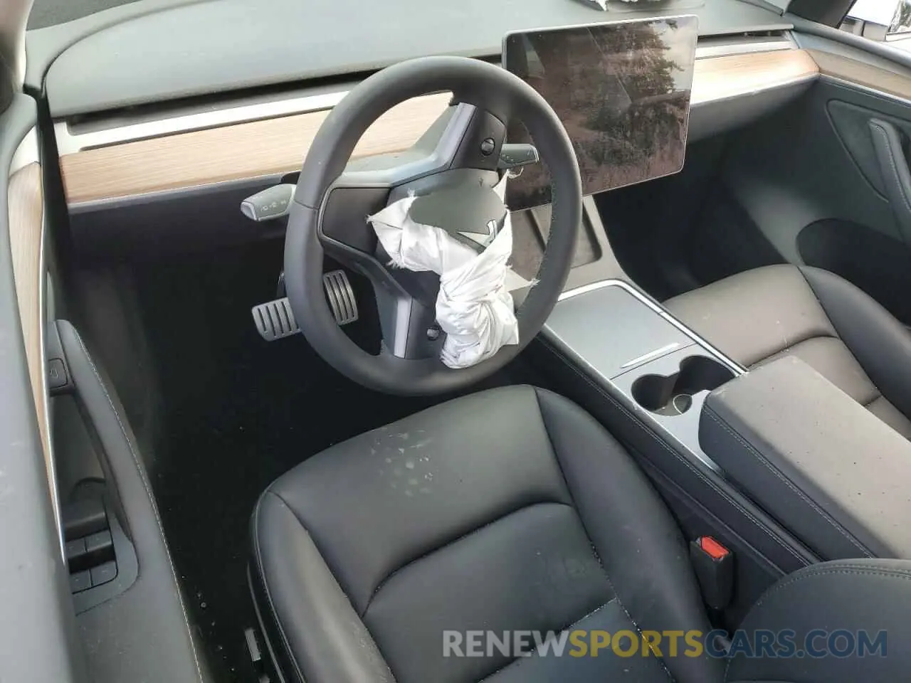 8 Фотография поврежденного автомобиля 7SAYGDEF9SF265722 TESLA MODEL Y 2025