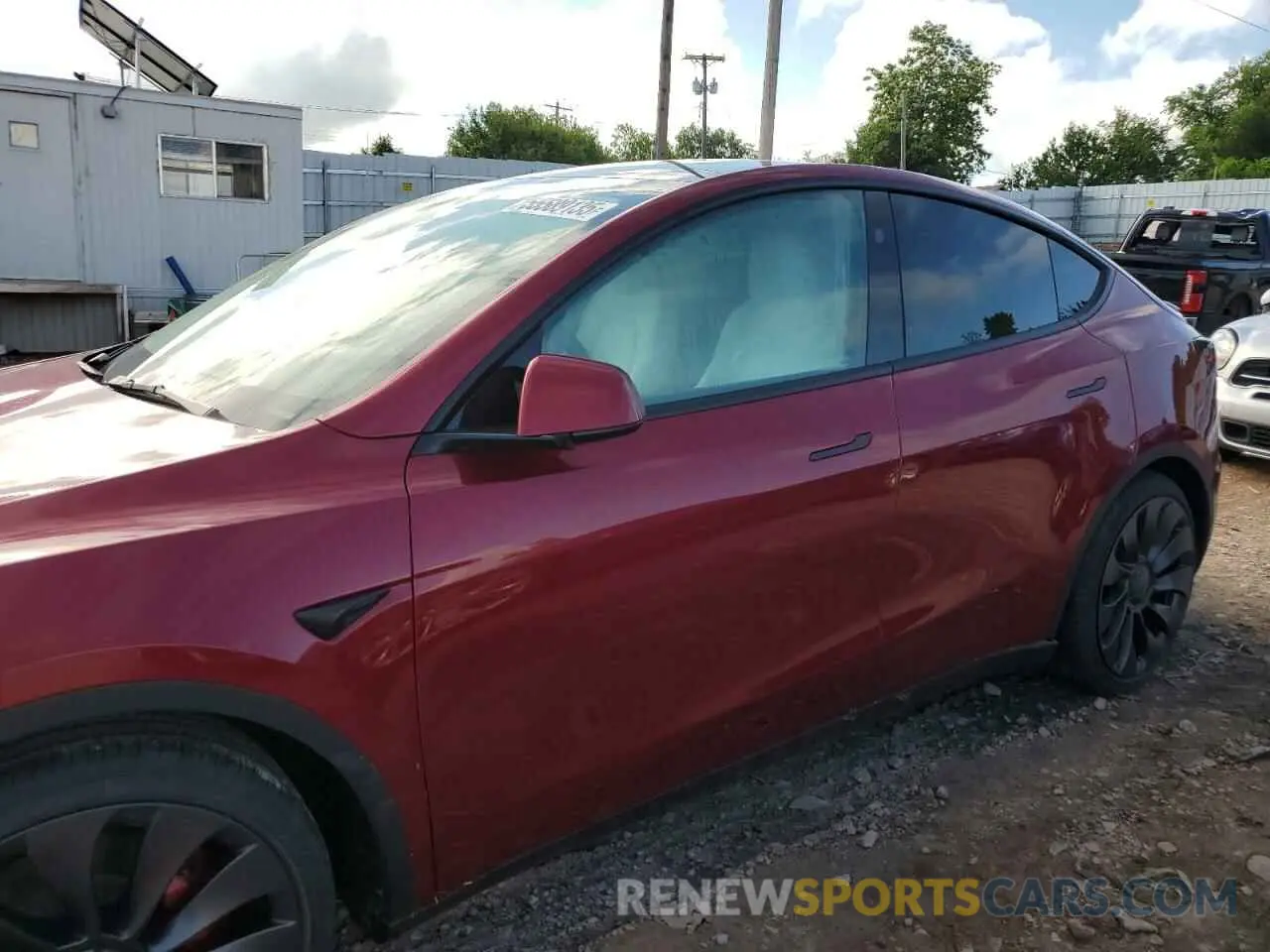 10 Photograph of a damaged car 7SAYGDEFXSF307217 TESLA MODEL Y 2025
