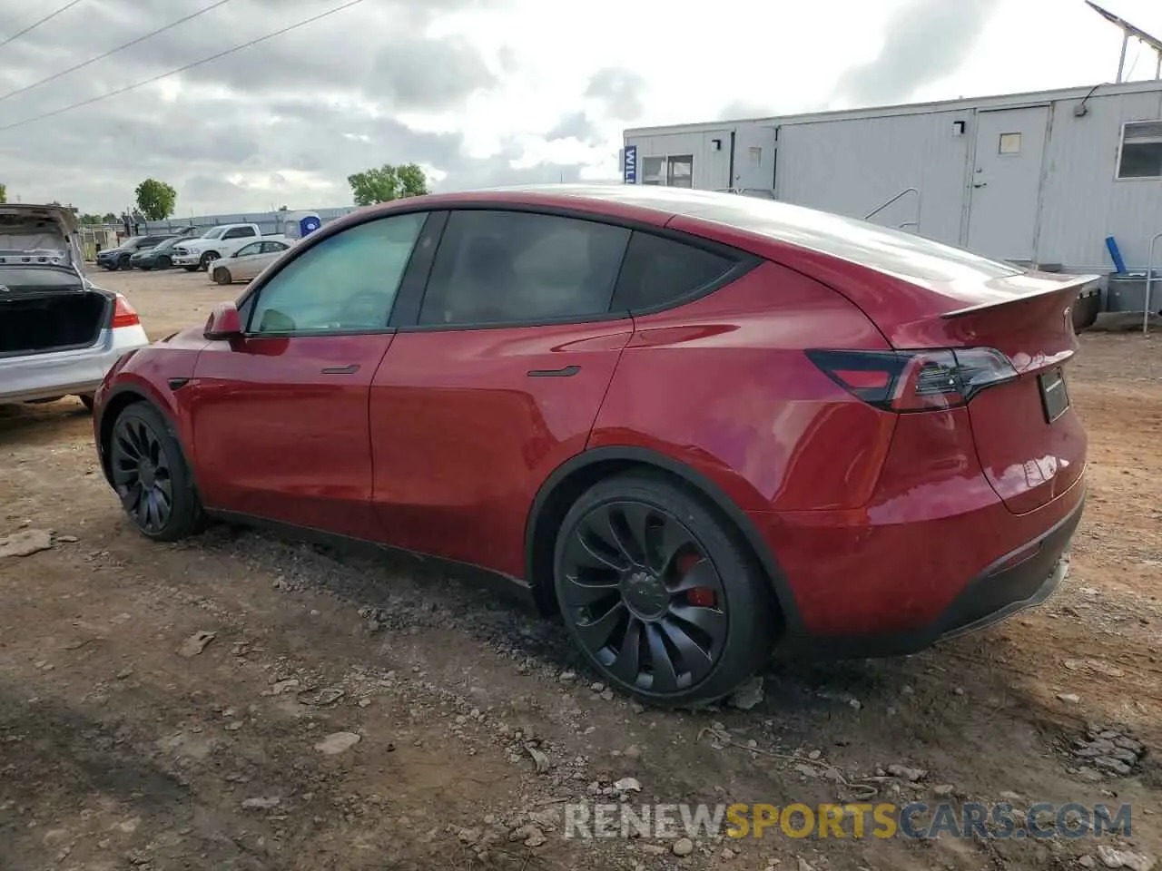 2 Photograph of a damaged car 7SAYGDEFXSF307217 TESLA MODEL Y 2025