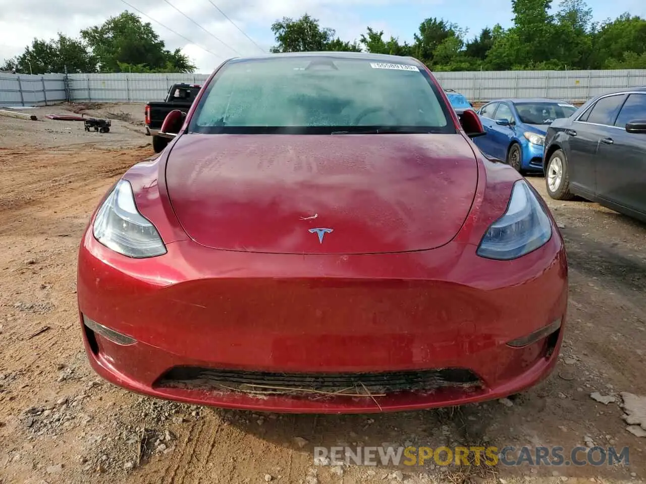 5 Photograph of a damaged car 7SAYGDEFXSF307217 TESLA MODEL Y 2025