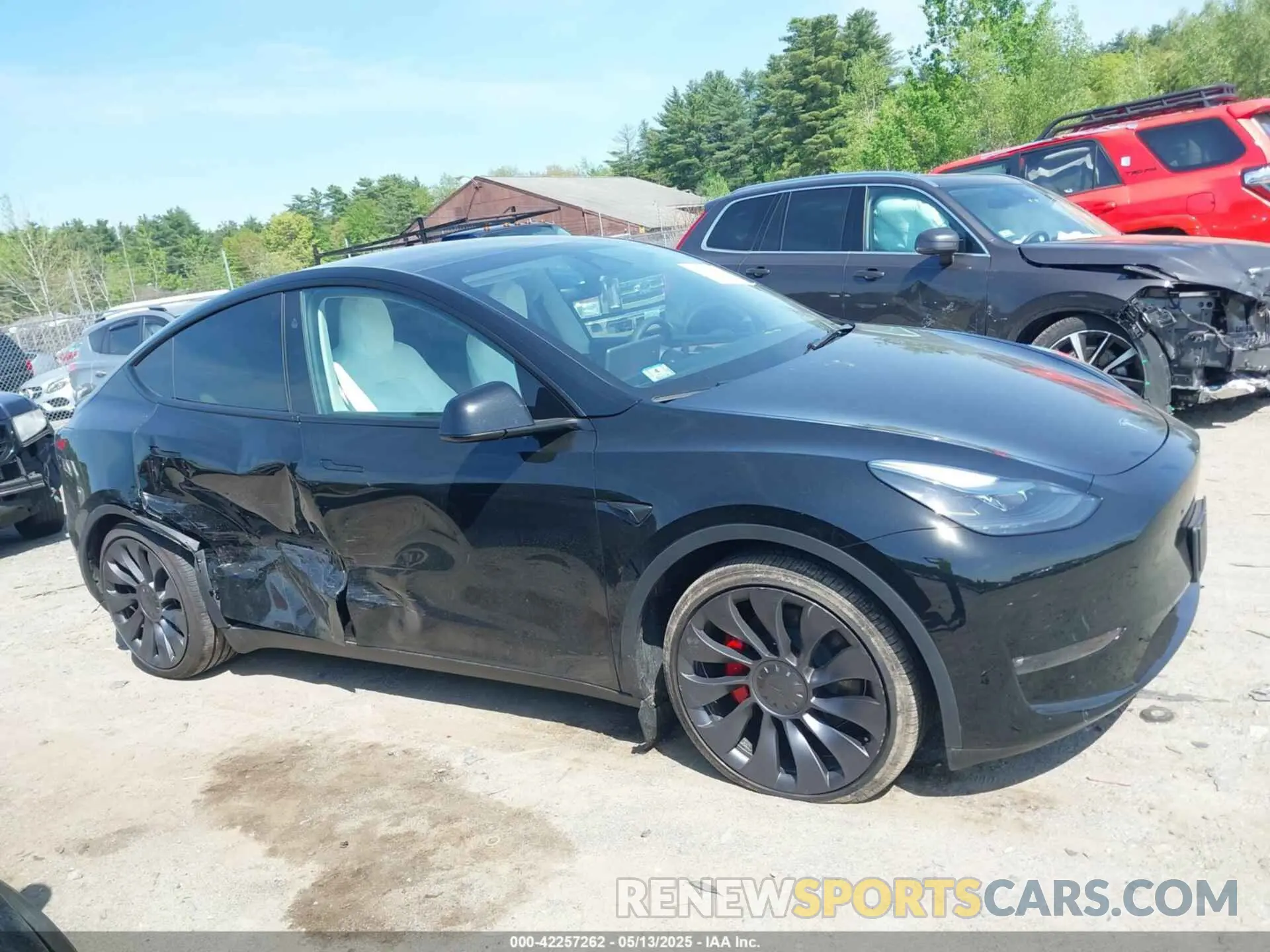 13 Фотография поврежденного автомобиля 7SAYGDEFXSF309548 TESLA MODEL Y 2025