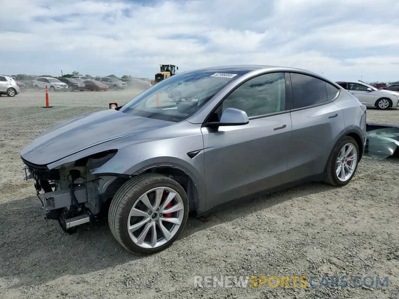 1 Photograph of a damaged car 7SAYGDEFXSF310070 TESLA MODEL Y 2025