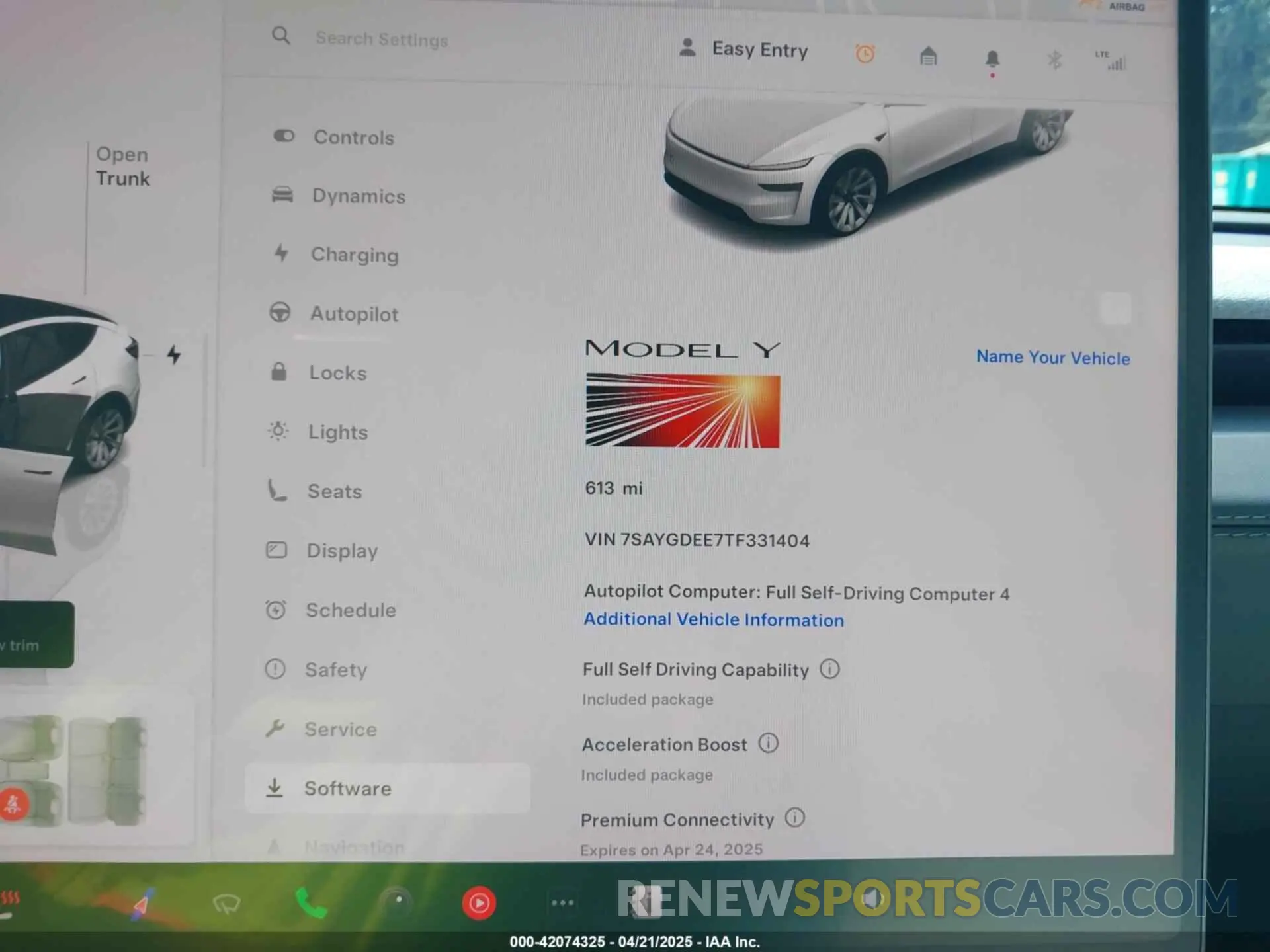 7 Photograph of a damaged car 7SAYGDEE7TF331404 TESLA MODEL Y 2026