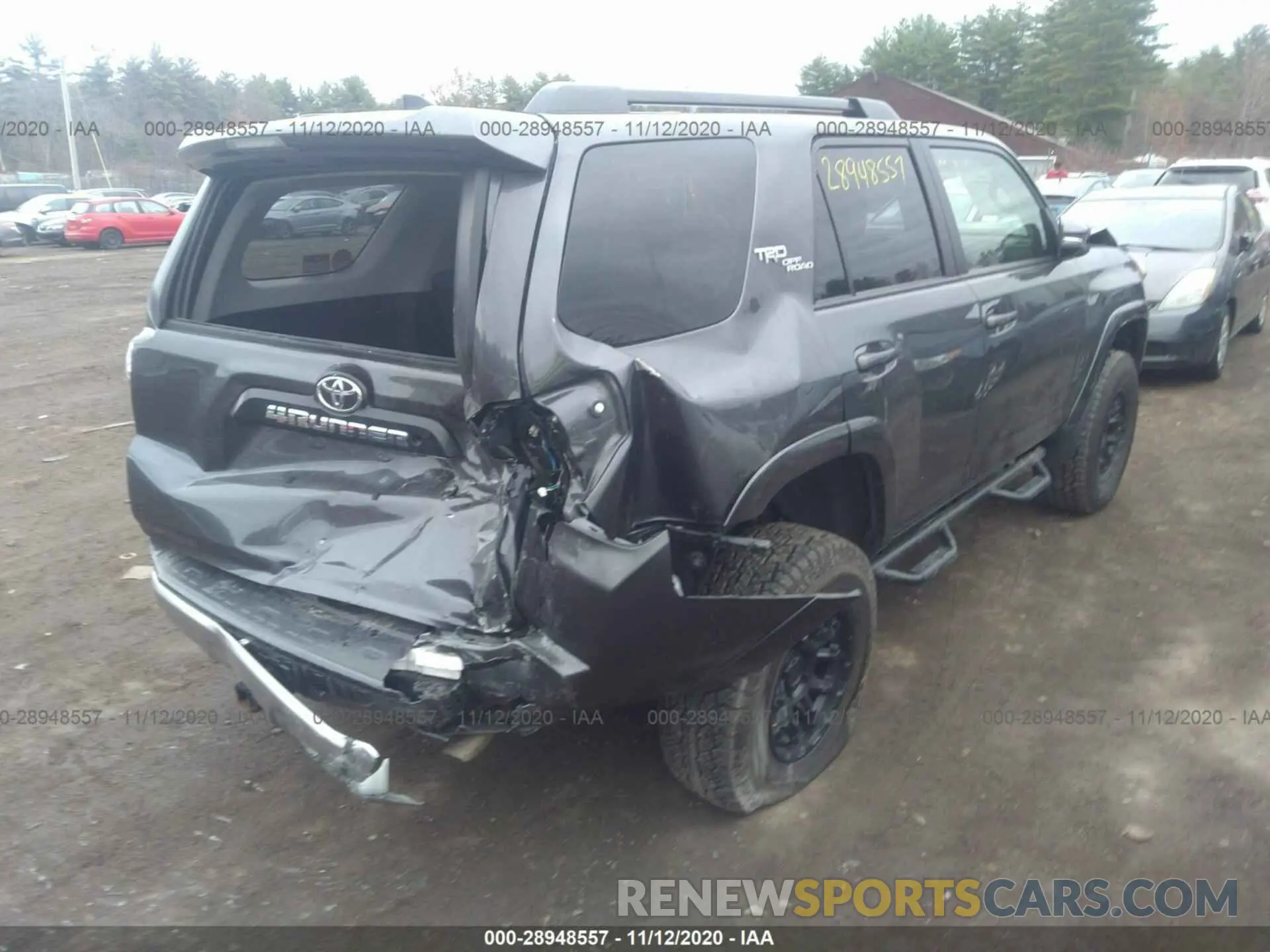 4 Photograph of a damaged car JTEBU5JR0K5715756 TOYOTA 4RUNNER 2019