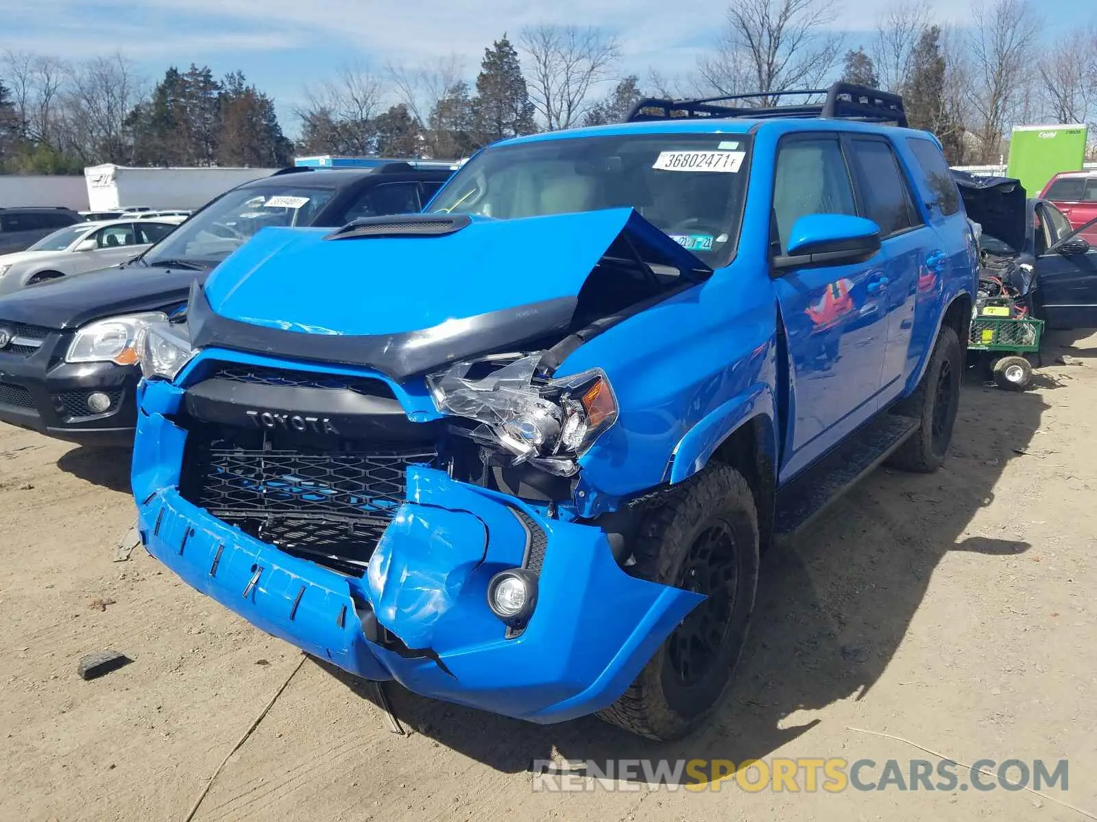 2 Фотография поврежденного автомобиля JTEBU5JR1K5672786 TOYOTA 4RUNNER 2019