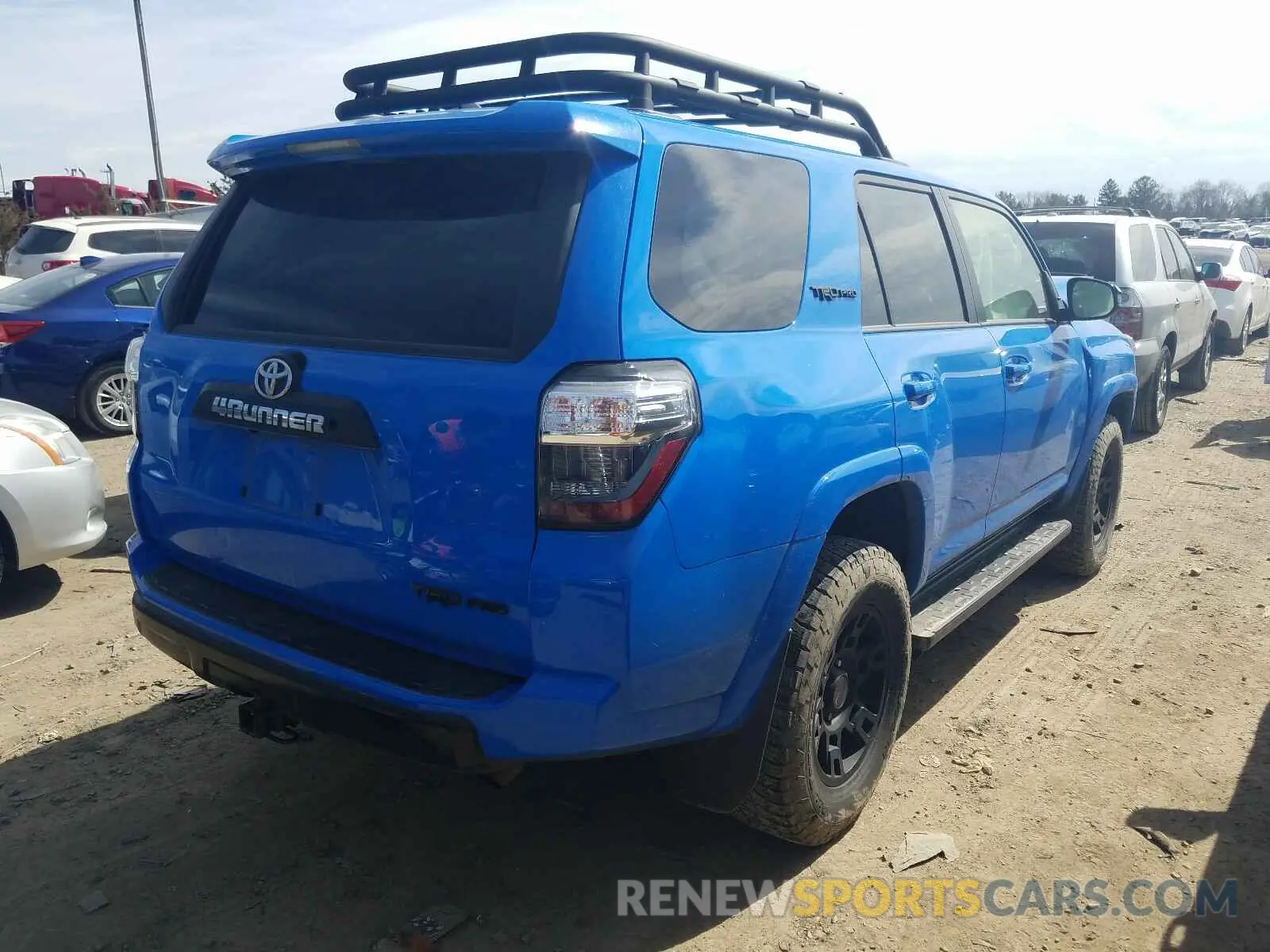 4 Фотография поврежденного автомобиля JTEBU5JR1K5672786 TOYOTA 4RUNNER 2019