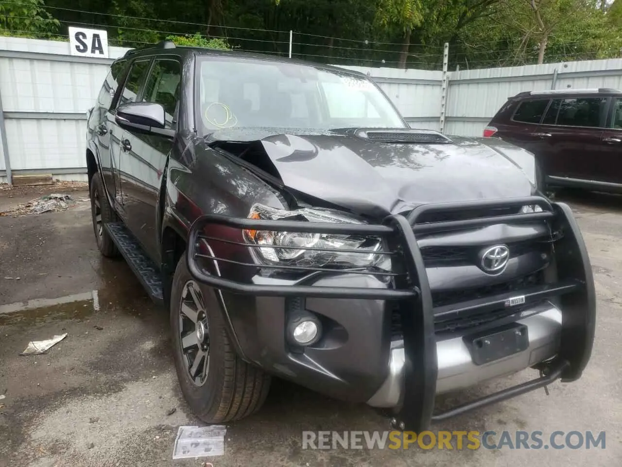 1 Photograph of a damaged car JTEBU5JR1K5695274 TOYOTA 4RUNNER 2019