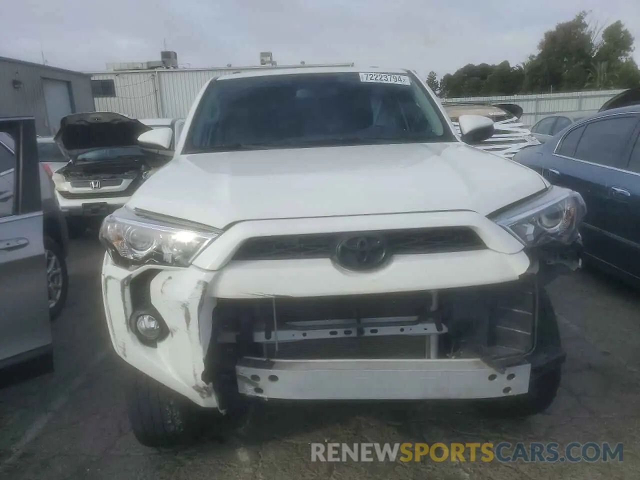 5 Photograph of a damaged car JTEBU5JR1K5720223 TOYOTA 4RUNNER 2019