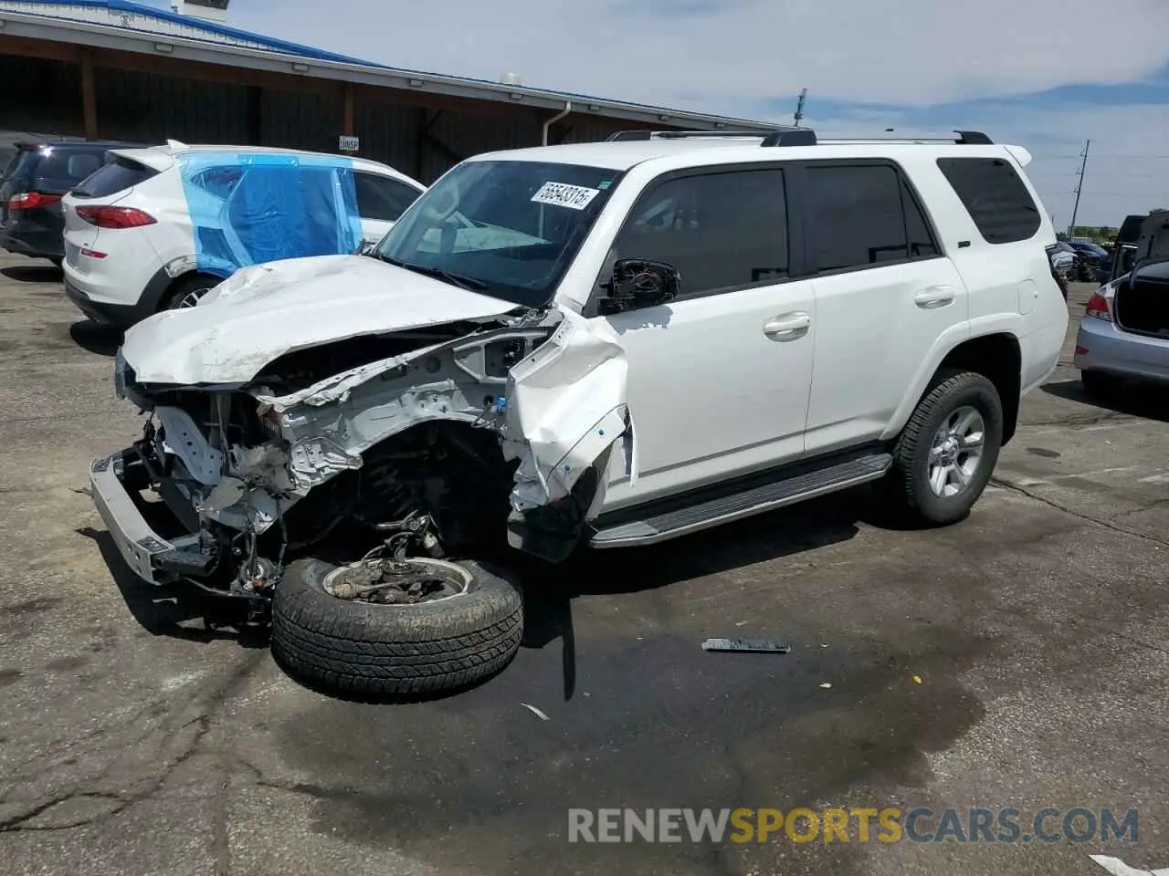 1 Photograph of a damaged car JTEBU5JR2K5644916 TOYOTA 4RUNNER 2019