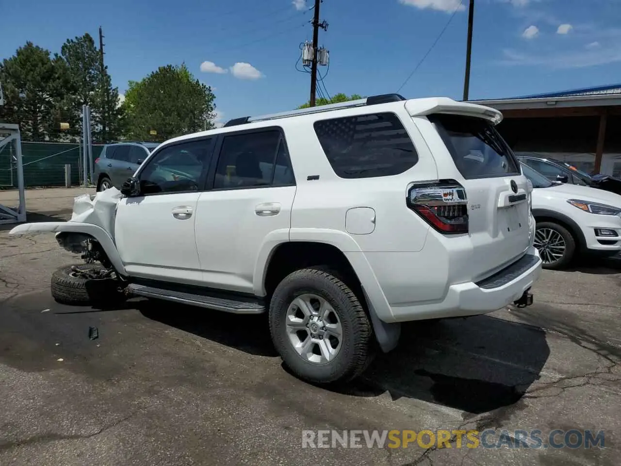 2 Photograph of a damaged car JTEBU5JR2K5644916 TOYOTA 4RUNNER 2019