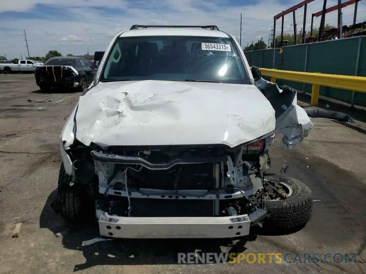 5 Photograph of a damaged car JTEBU5JR2K5644916 TOYOTA 4RUNNER 2019