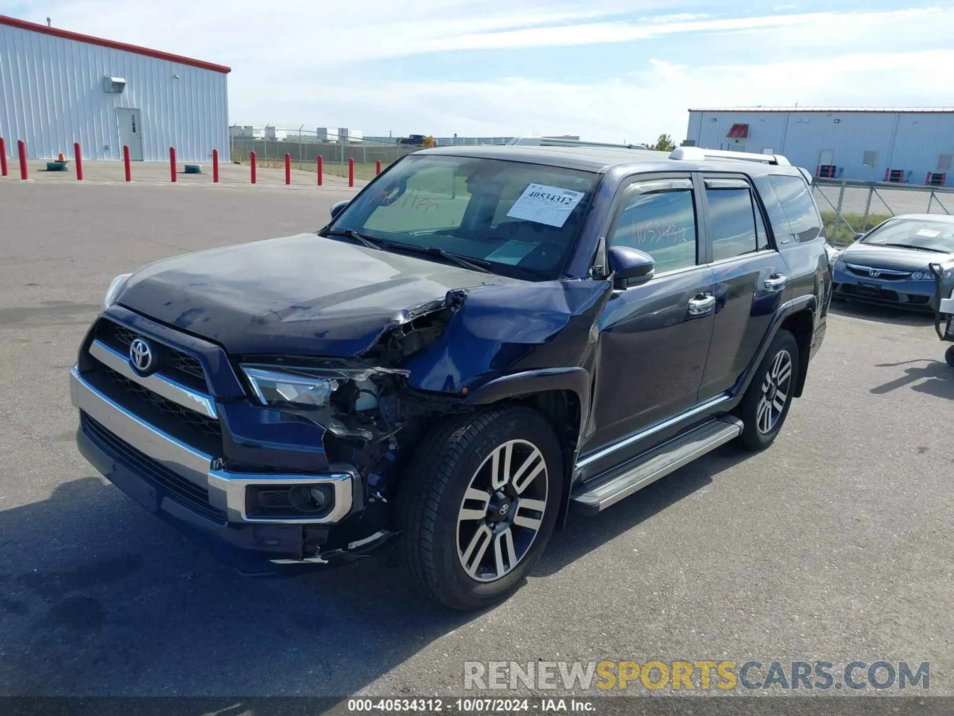 2 Photograph of a damaged car JTEBU5JR2K5651204 TOYOTA 4RUNNER 2019