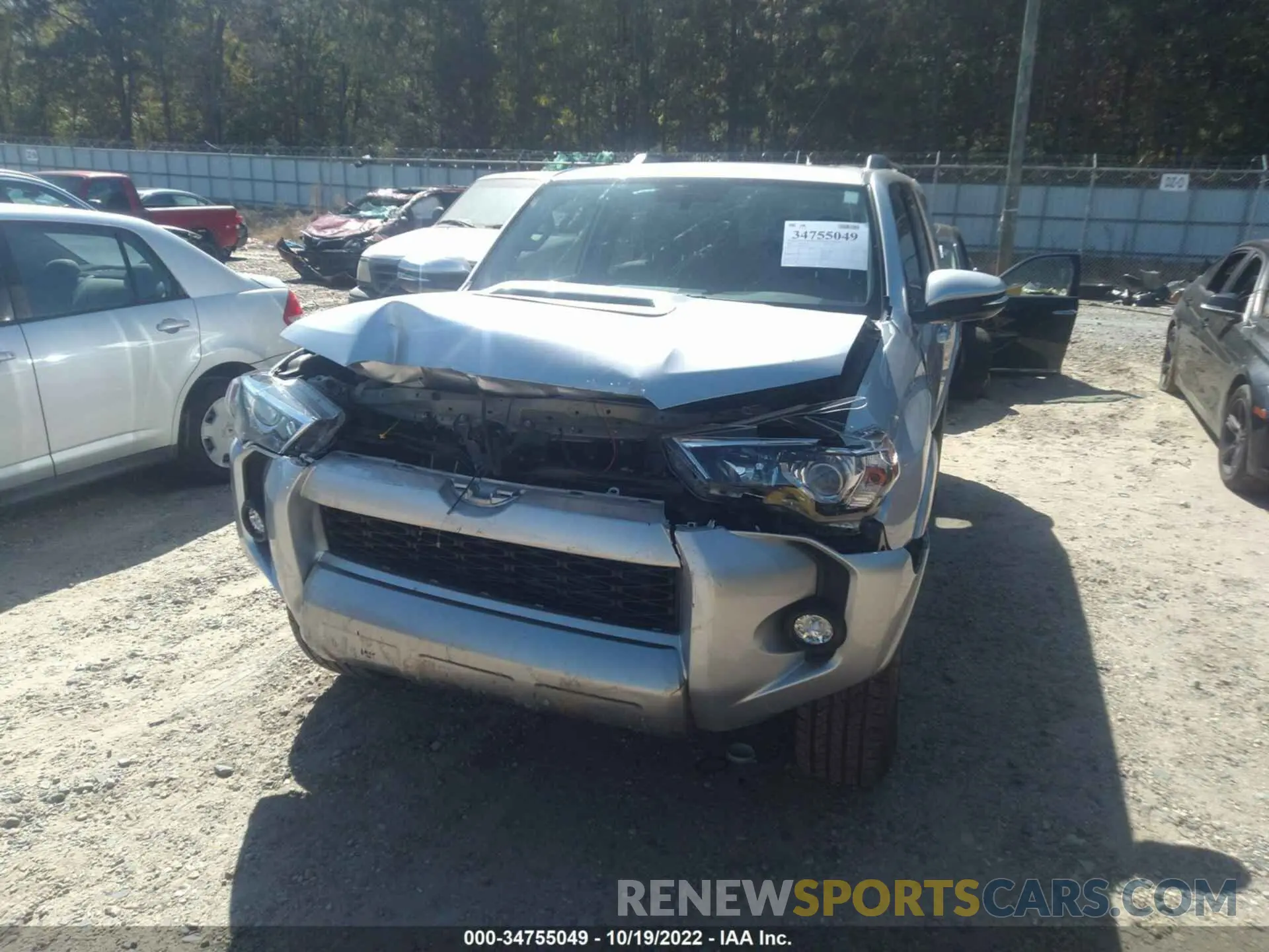 6 Фотография поврежденного автомобиля JTEBU5JR2K5678712 TOYOTA 4RUNNER 2019