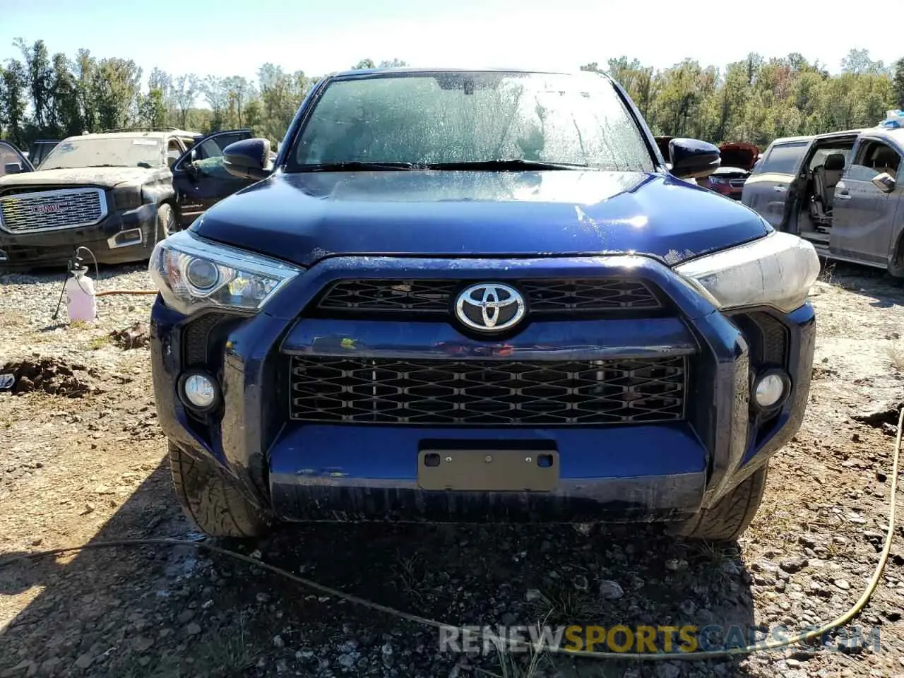5 Photograph of a damaged car JTEBU5JR2K5729349 TOYOTA 4RUNNER 2019