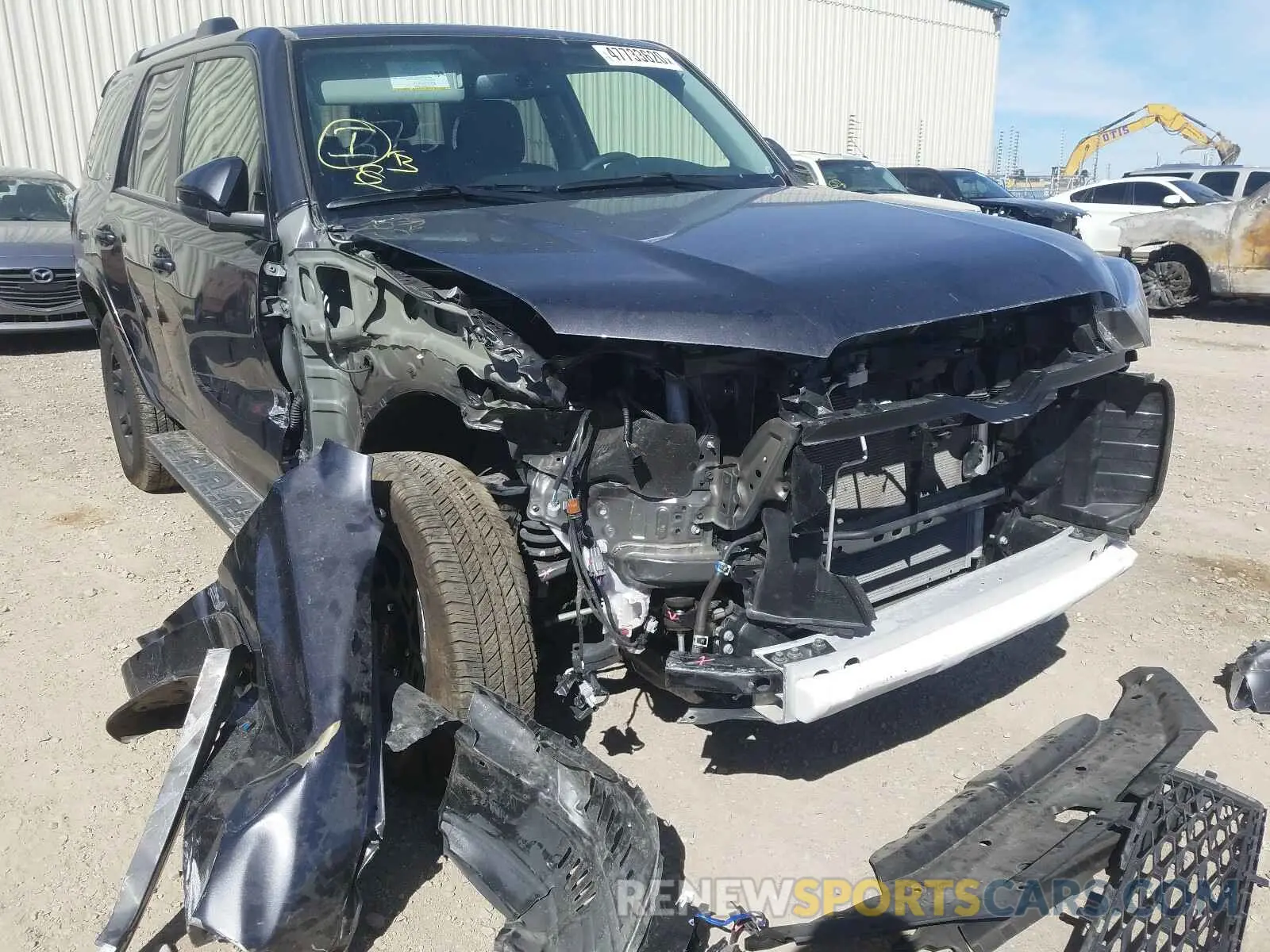 9 Photograph of a damaged car JTEBU5JR3K5655570 TOYOTA 4RUNNER 2019