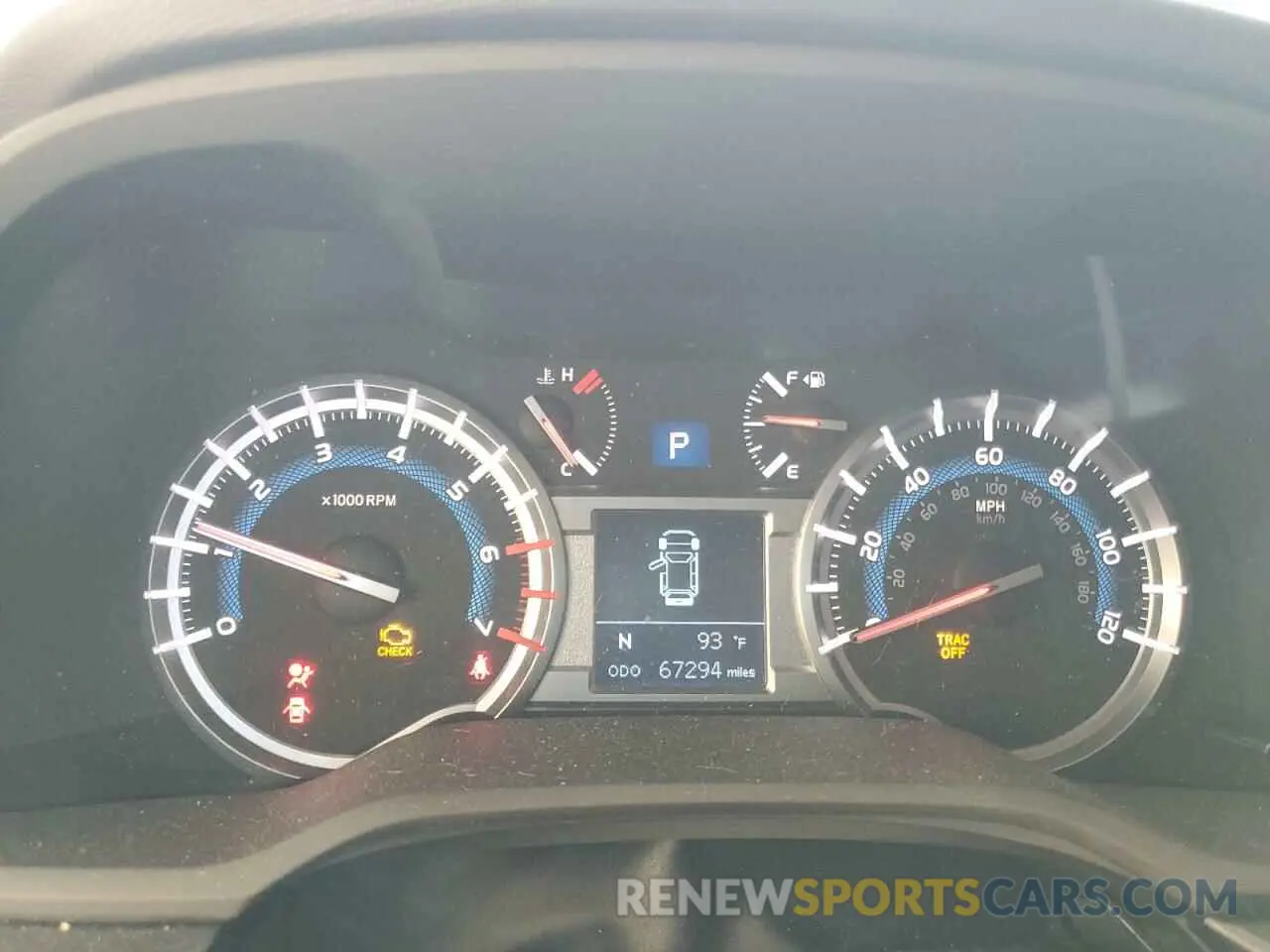 9 Фотография поврежденного автомобиля JTEBU5JR3K5671848 TOYOTA 4RUNNER 2019