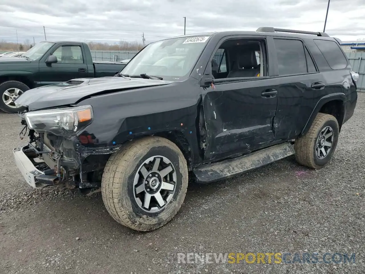 1 Photograph of a damaged car JTEBU5JR3K5690349 TOYOTA 4RUNNER 2019