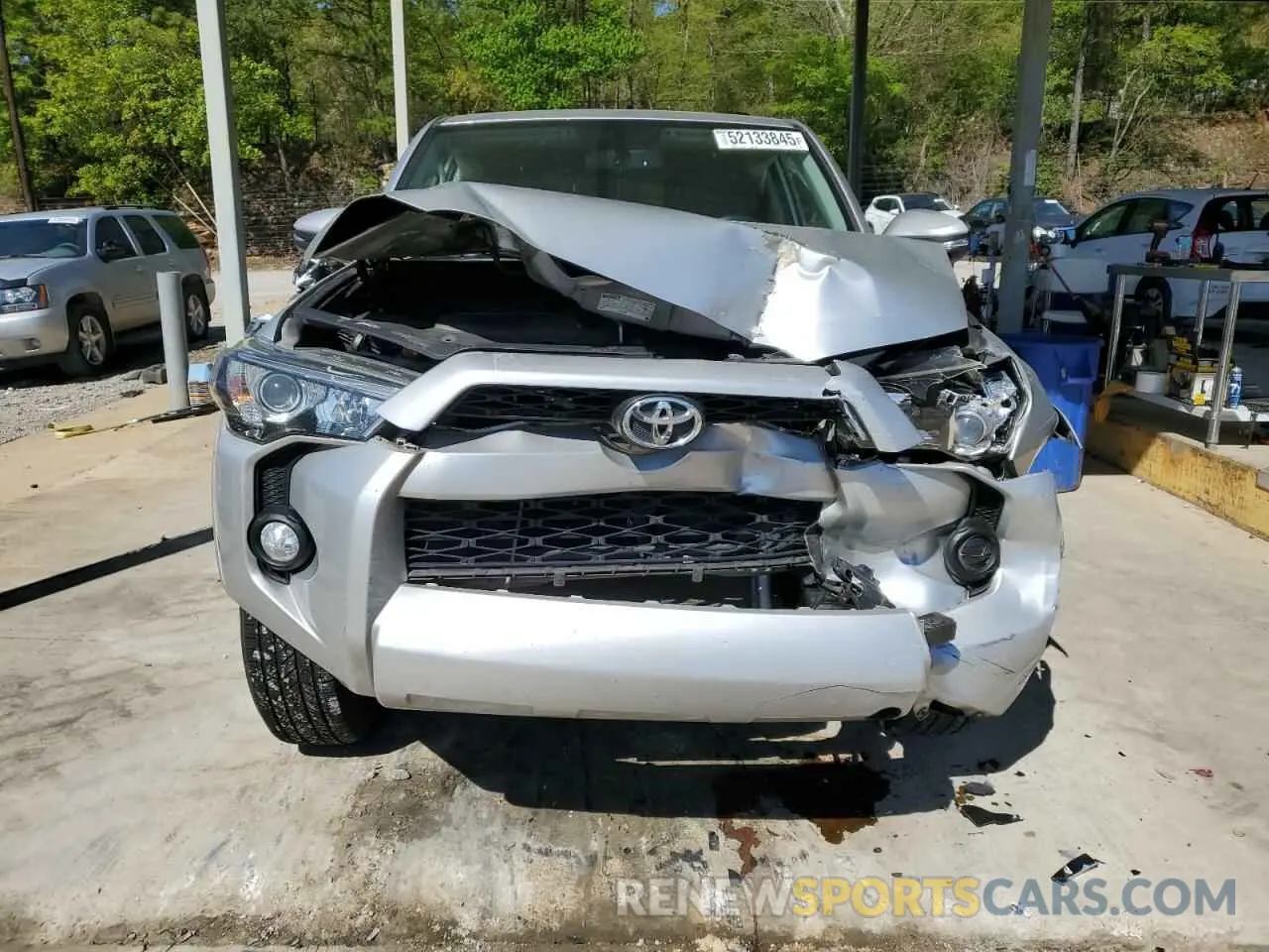 5 Фотография поврежденного автомобиля JTEBU5JR3K5699925 TOYOTA 4RUNNER 2019
