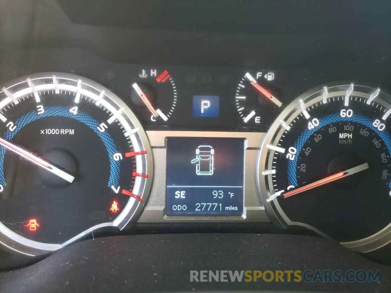 9 Фотография поврежденного автомобиля JTEBU5JR3K5728601 TOYOTA 4RUNNER 2019