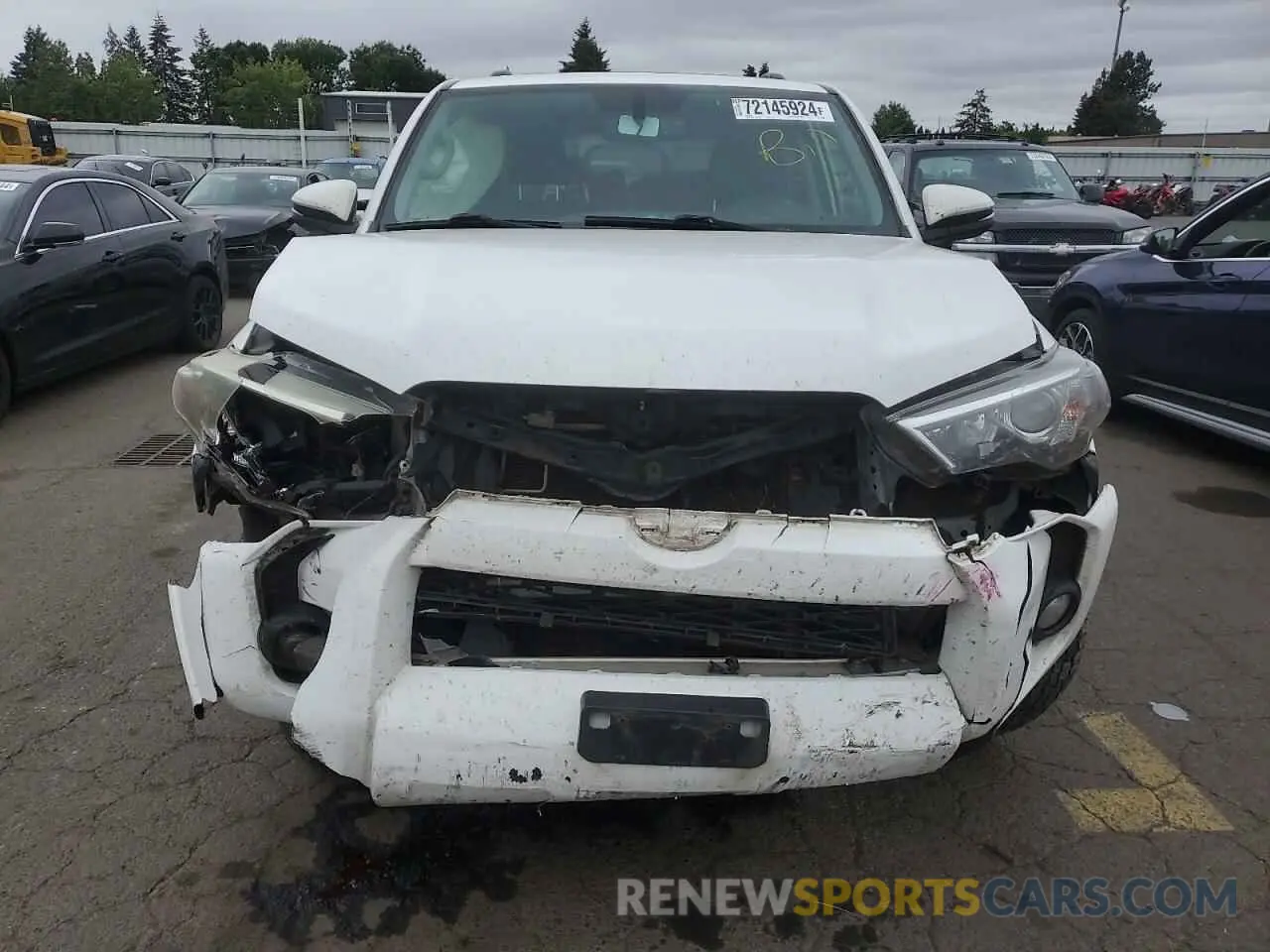 5 Фотография поврежденного автомобиля JTEBU5JR4K5611304 TOYOTA 4RUNNER 2019
