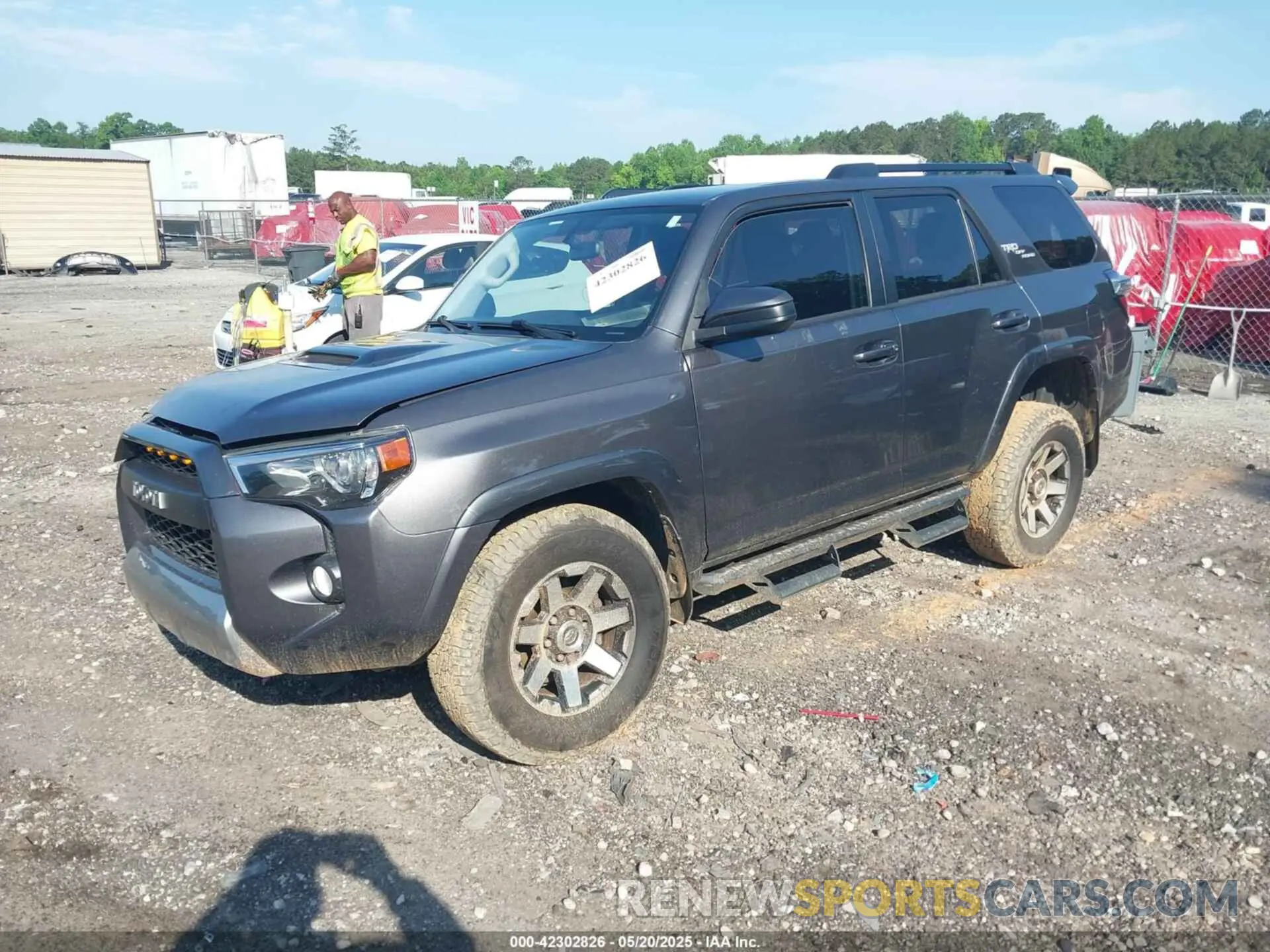 2 Photograph of a damaged car JTEBU5JR4K5655481 TOYOTA 4RUNNER 2019