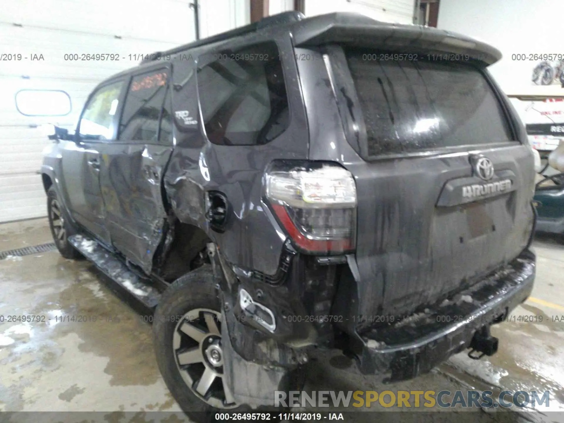 3 Photograph of a damaged car JTEBU5JR4K5678260 TOYOTA 4RUNNER 2019