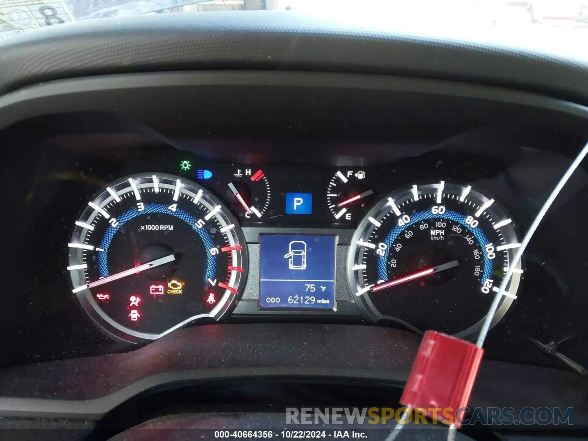 7 Фотография поврежденного автомобиля JTEBU5JR4K5694023 TOYOTA 4RUNNER 2019