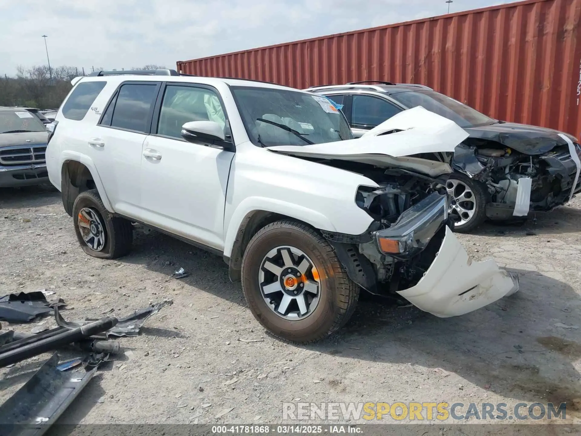 1 Photograph of a damaged car JTEBU5JR5K5620447 TOYOTA 4RUNNER 2019