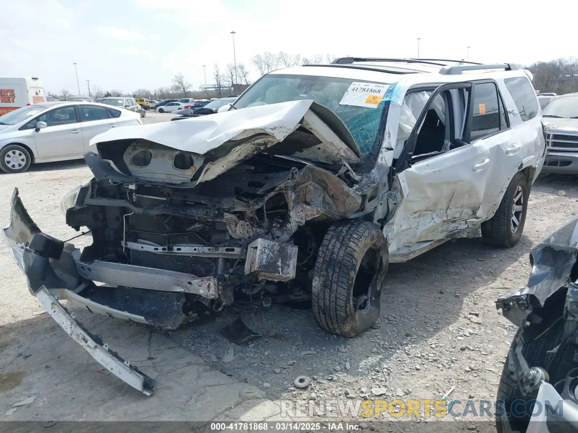 2 Photograph of a damaged car JTEBU5JR5K5620447 TOYOTA 4RUNNER 2019