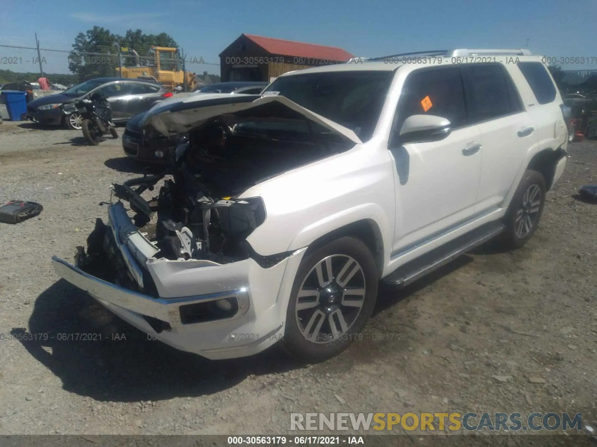 2 Photograph of a damaged car JTEBU5JR5K5622702 TOYOTA 4RUNNER 2019