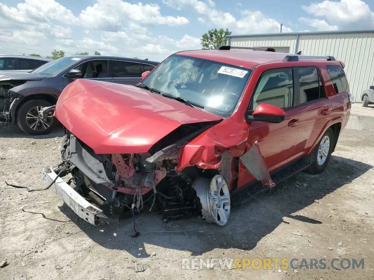 1 Фотография поврежденного автомобиля JTEBU5JR5K5640469 TOYOTA 4RUNNER 2019