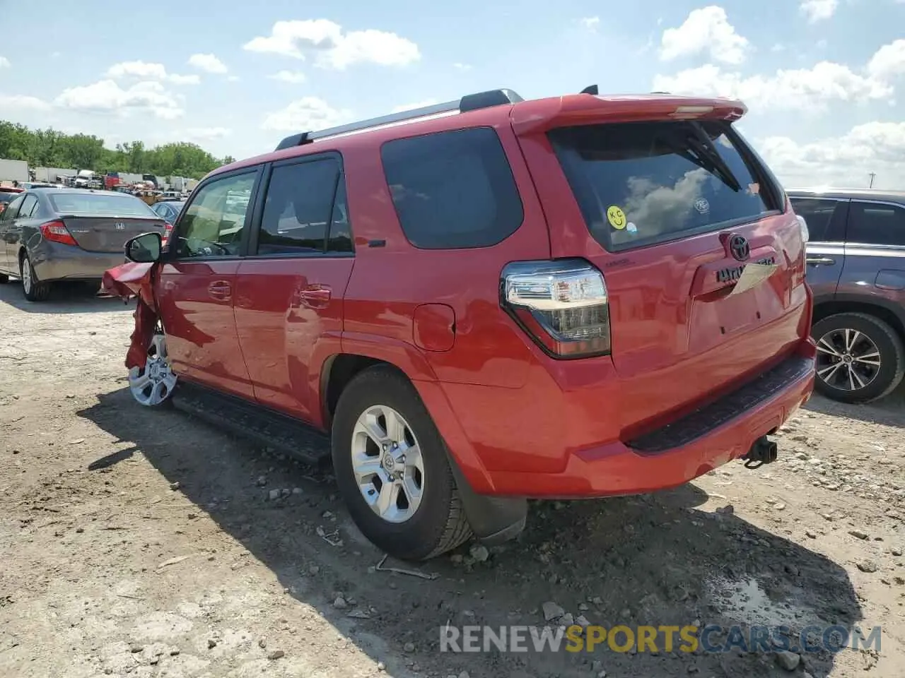 2 Фотография поврежденного автомобиля JTEBU5JR5K5640469 TOYOTA 4RUNNER 2019