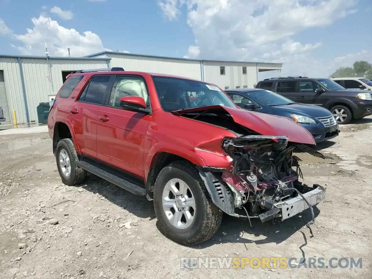 4 Фотография поврежденного автомобиля JTEBU5JR5K5640469 TOYOTA 4RUNNER 2019