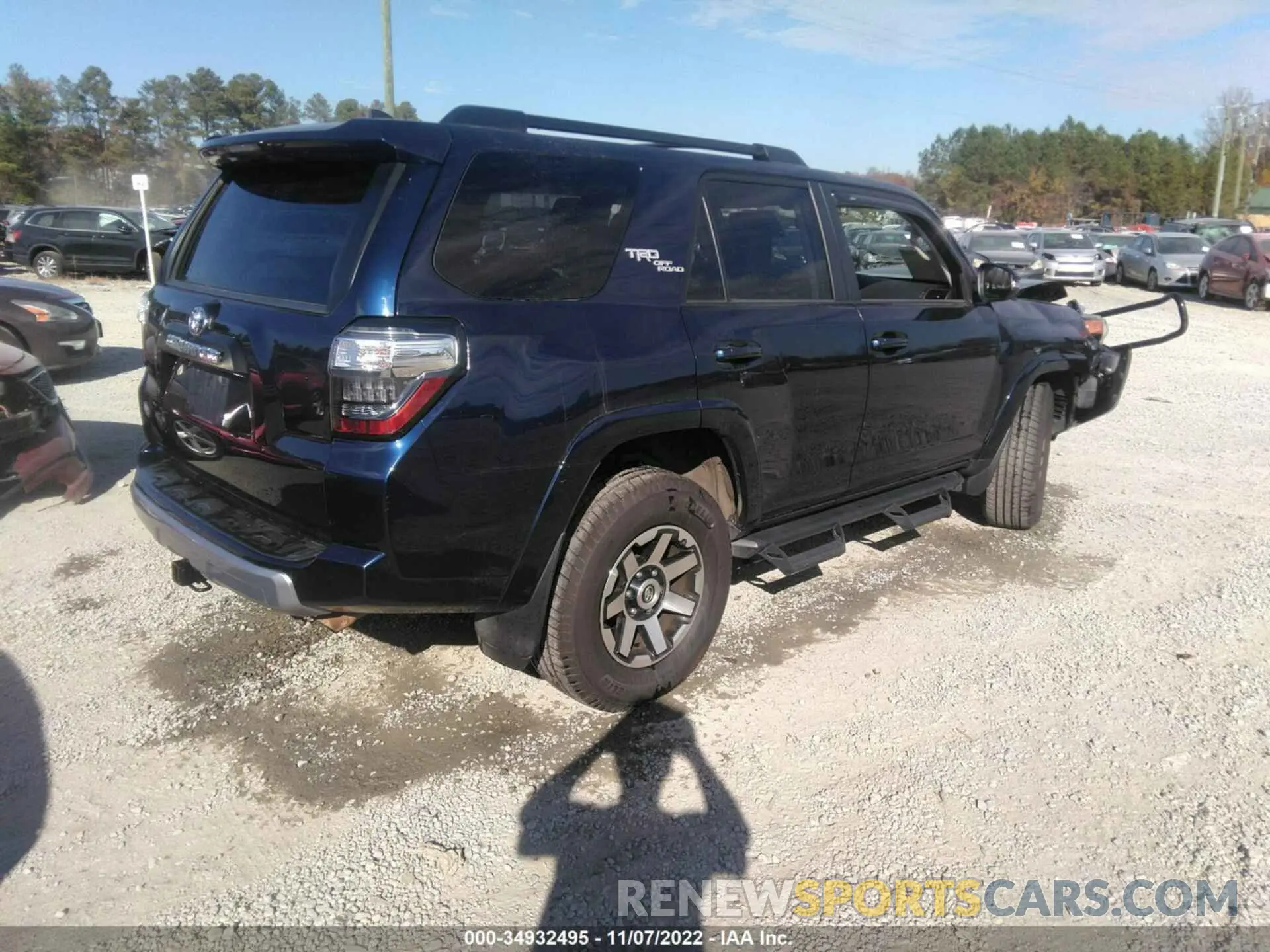 4 Фотография поврежденного автомобиля JTEBU5JR5K5713212 TOYOTA 4RUNNER 2019