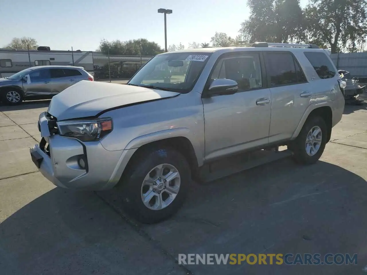 1 Photograph of a damaged car JTEBU5JR5K5729121 TOYOTA 4RUNNER 2019