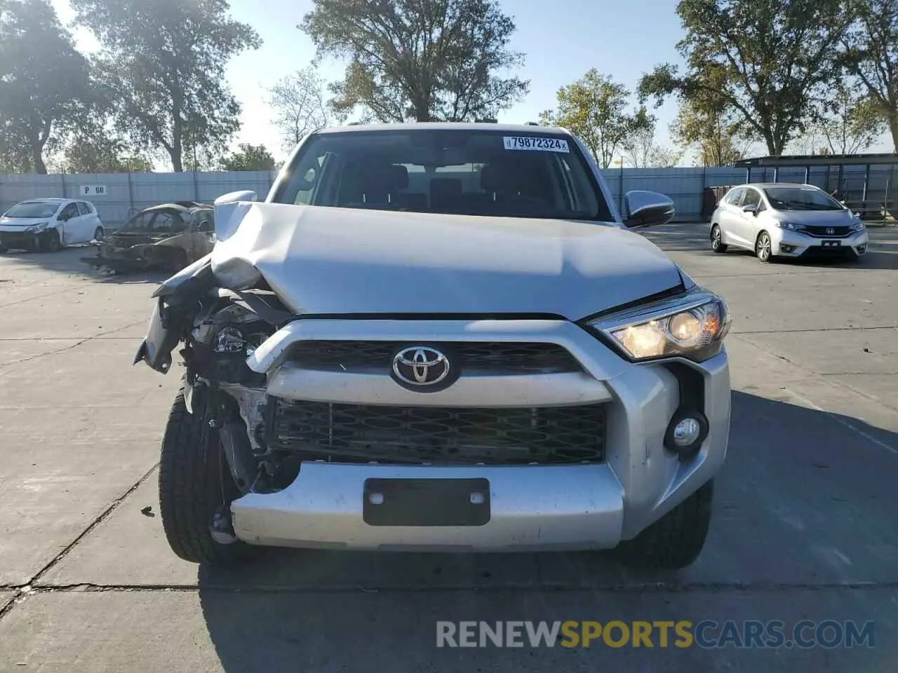 5 Photograph of a damaged car JTEBU5JR5K5729121 TOYOTA 4RUNNER 2019