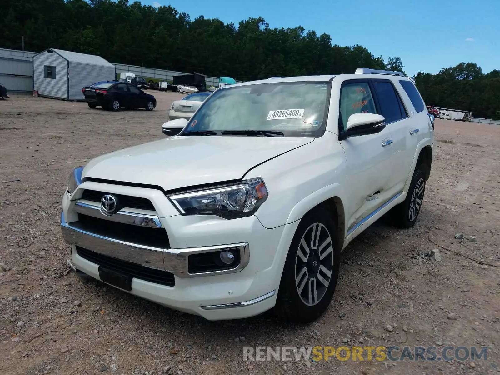 2 Photograph of a damaged car JTEBU5JR5K5735601 TOYOTA 4RUNNER 2019