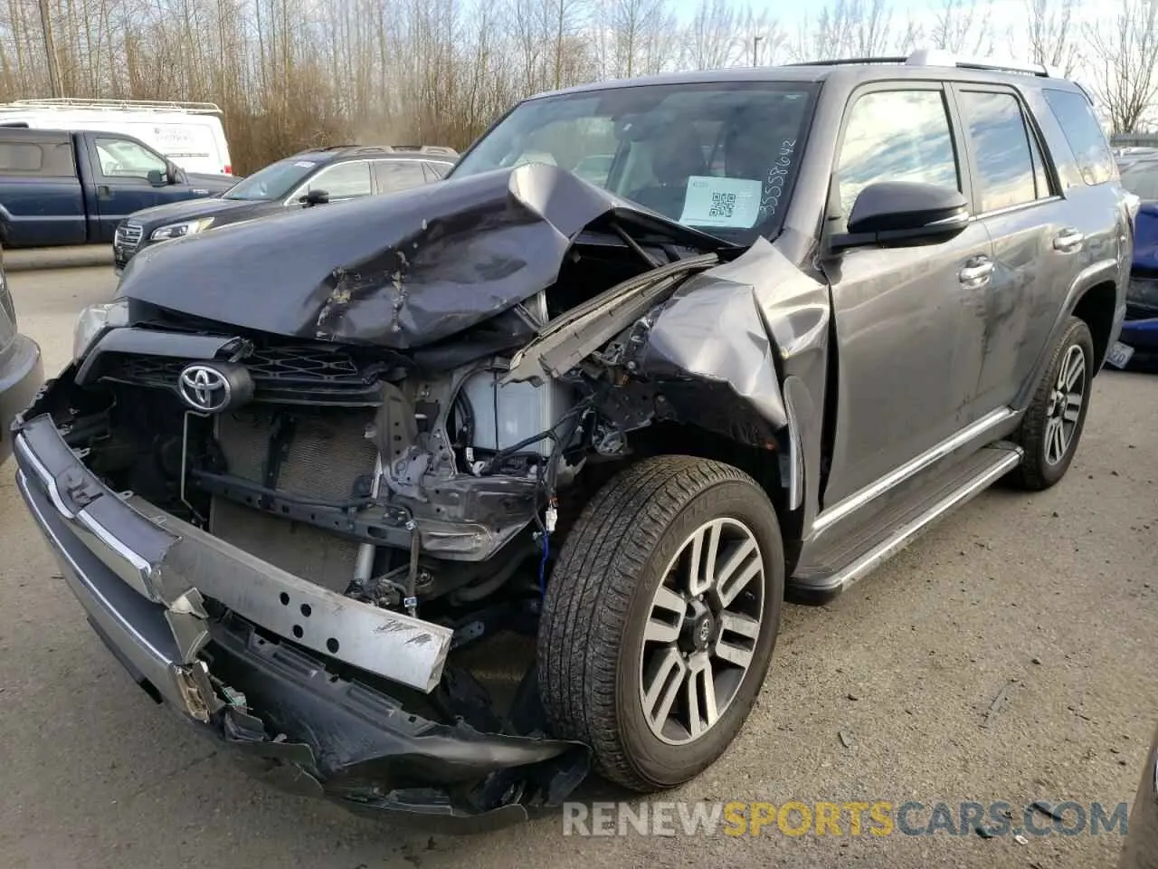2 Photograph of a damaged car JTEBU5JR6K5638035 TOYOTA 4RUNNER 2019
