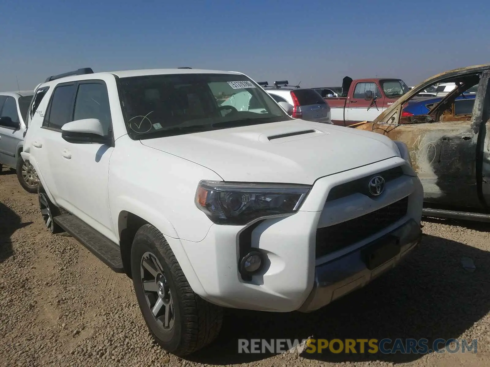 1 Photograph of a damaged car JTEBU5JR6K5711680 TOYOTA 4RUNNER 2019