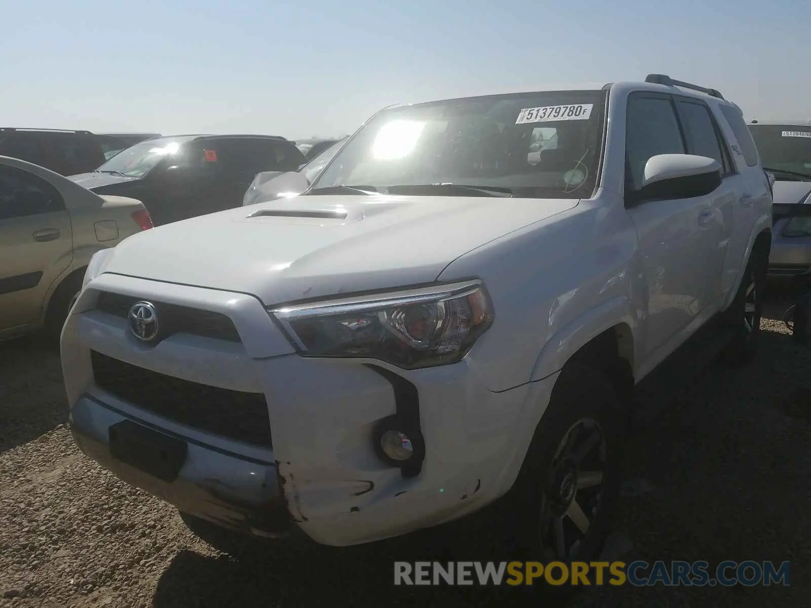 2 Photograph of a damaged car JTEBU5JR6K5711680 TOYOTA 4RUNNER 2019