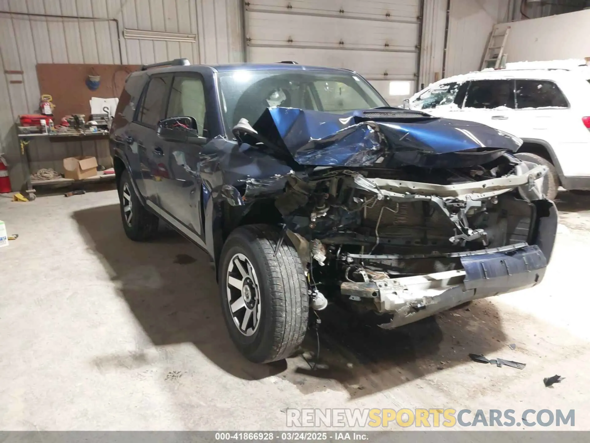 1 Photograph of a damaged car JTEBU5JR7K5617372 TOYOTA 4RUNNER 2019