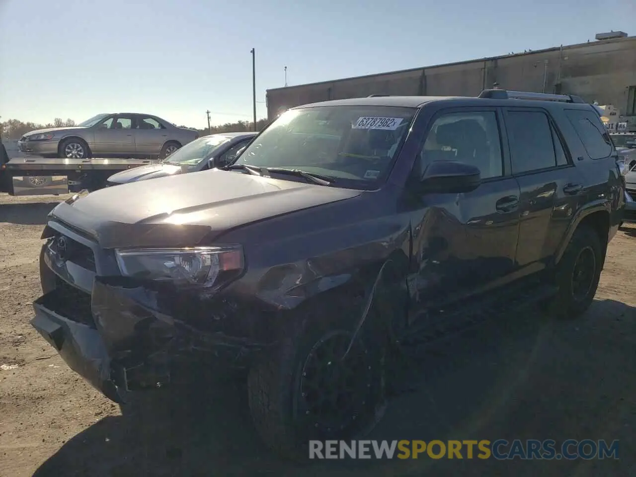 2 Photograph of a damaged car JTEBU5JR7K5650498 TOYOTA 4RUNNER 2019