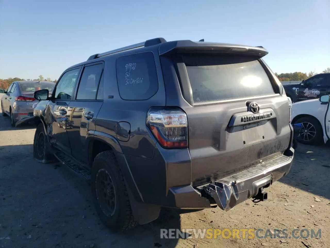 3 Photograph of a damaged car JTEBU5JR7K5650498 TOYOTA 4RUNNER 2019