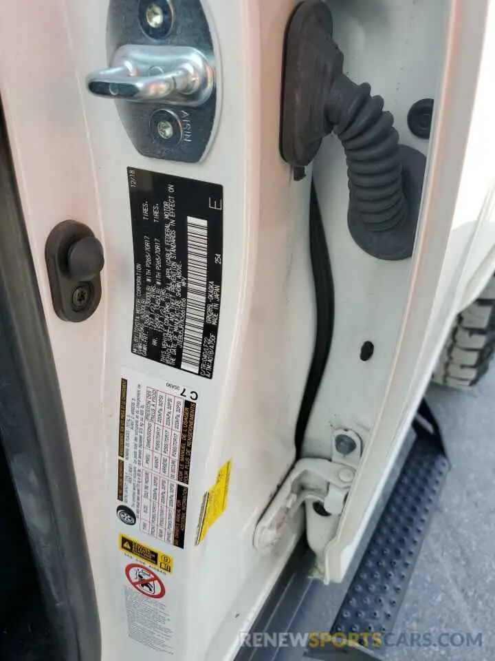14 Photograph of a damaged car JTEBU5JR7K5661856 TOYOTA 4RUNNER 2019
