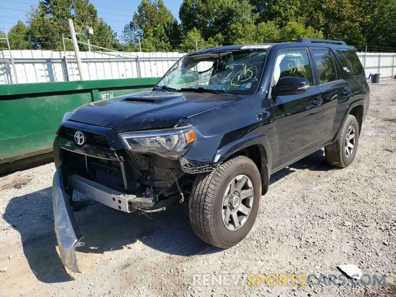 2 Фотография поврежденного автомобиля JTEBU5JR7K5679337 TOYOTA 4RUNNER 2019