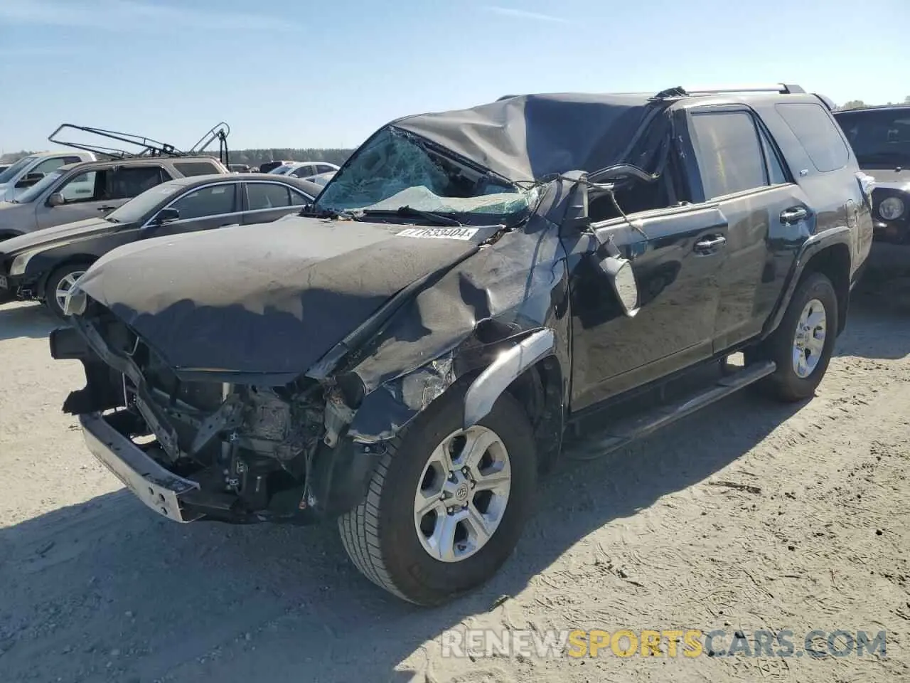1 Фотография поврежденного автомобиля JTEBU5JR7K5682335 TOYOTA 4RUNNER 2019